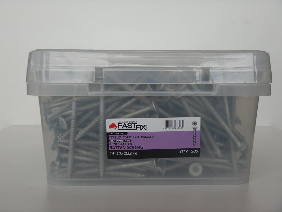 BUGLE BATTEN 14G 10X 100MM Q=500