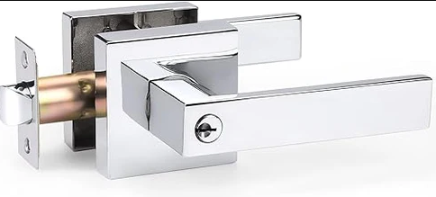 N2LOK VITUS KEYED ENTRY SQUARE POLISHED CHROME