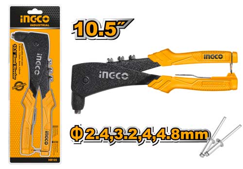 INGCO INDUSTRIAL RIVOTE GUN 10.5" HR105