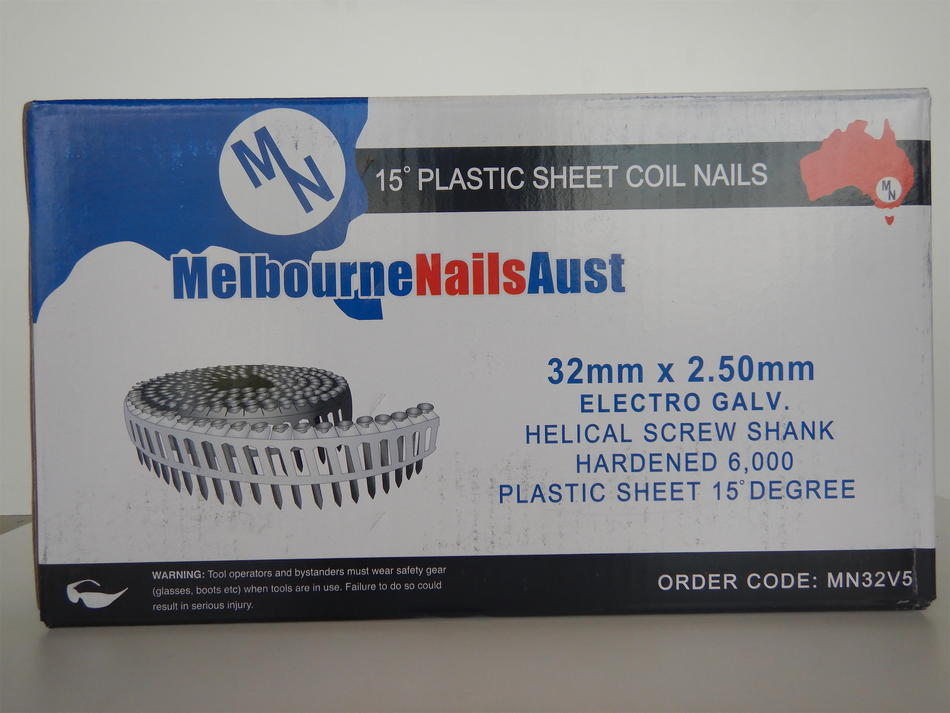 MELB COIL NAILS FAP MN32V5 32MM(6000)