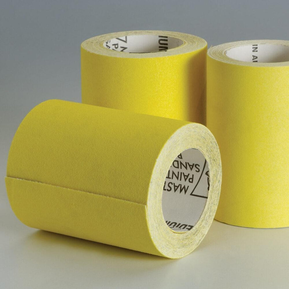 SEQUENCE STANDARD YELLO SANDPAPER ROLL60 GRIT 115MM X 1M