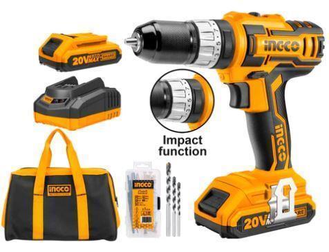 LI-ION CORDLESS IMPACT DRILL 20V TIC-CIDLI2002S