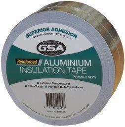 GSA REINFORCED FOIL TAPE 72MM X 50M