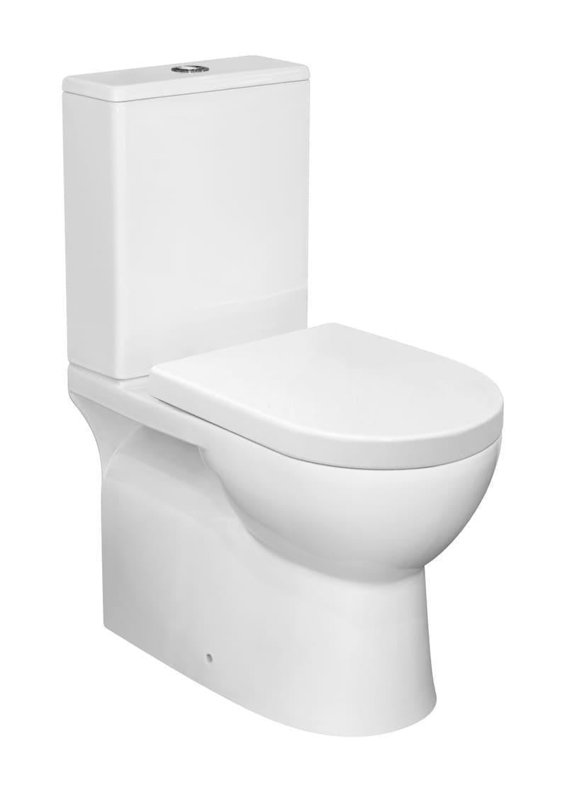 ECT BIANCO II - T WALL FACED RIMLESS TOILET SUITE