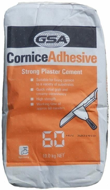 GSA CORNICE ADHESIVE 60MIN 10KG CA10