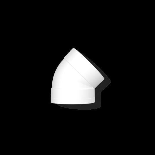 PVC BEND 90MM X 45° F/F UPVC STORMWATER BFF9045